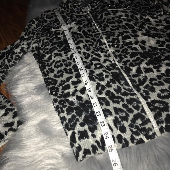 Berek Jeweled Leopard Print Jacket - Picture 2 of 4